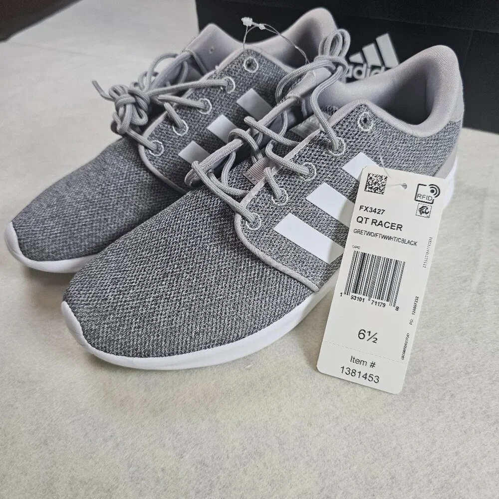 NEW Adidas QT Racer Women’s Running Shoes – Lightweight Cloudfoam Comfort - Picture 8 of 8